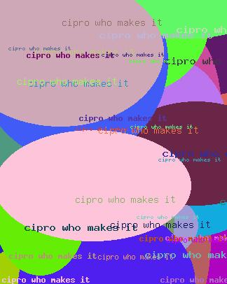cipro who makes it